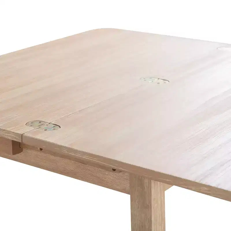 Ensemble de salle à manger pliant 3 pièces en bois massif Alberts avec rangement dissimulé – Linon : design compact et peu encombrant