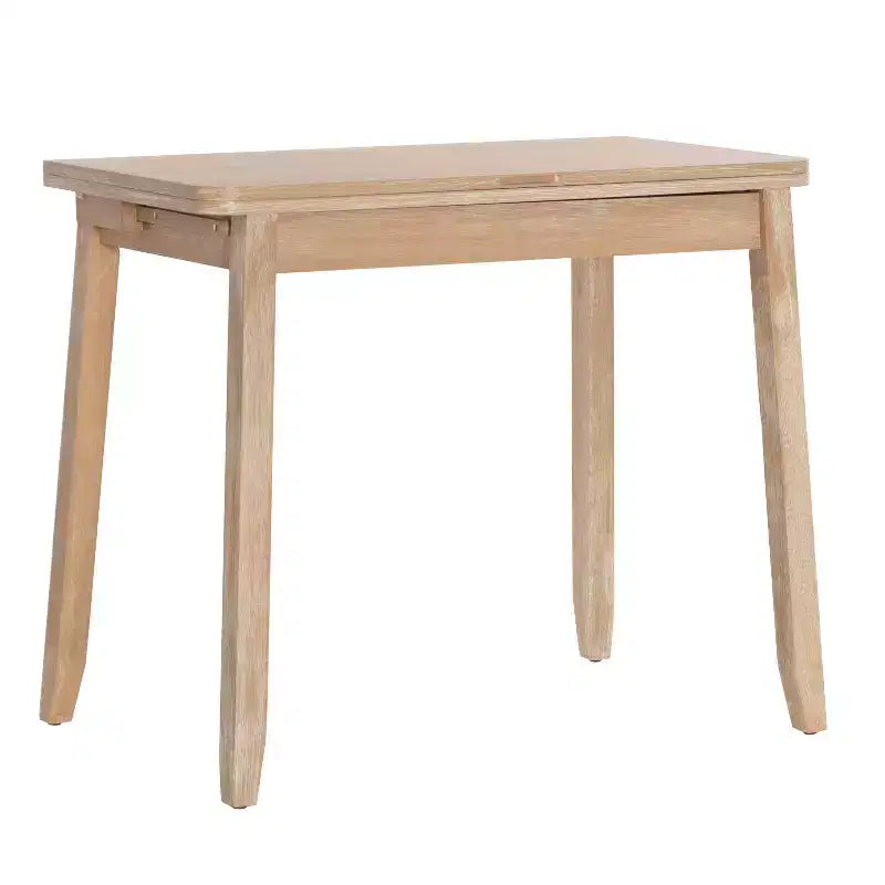 Ensemble de salle à manger pliant 3 pièces en bois massif Alberts avec rangement dissimulé – Linon : design compact et peu encombrant