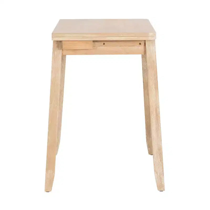 Ensemble de salle à manger pliant 3 pièces en bois massif Alberts avec rangement dissimulé – Linon : design compact et peu encombrant