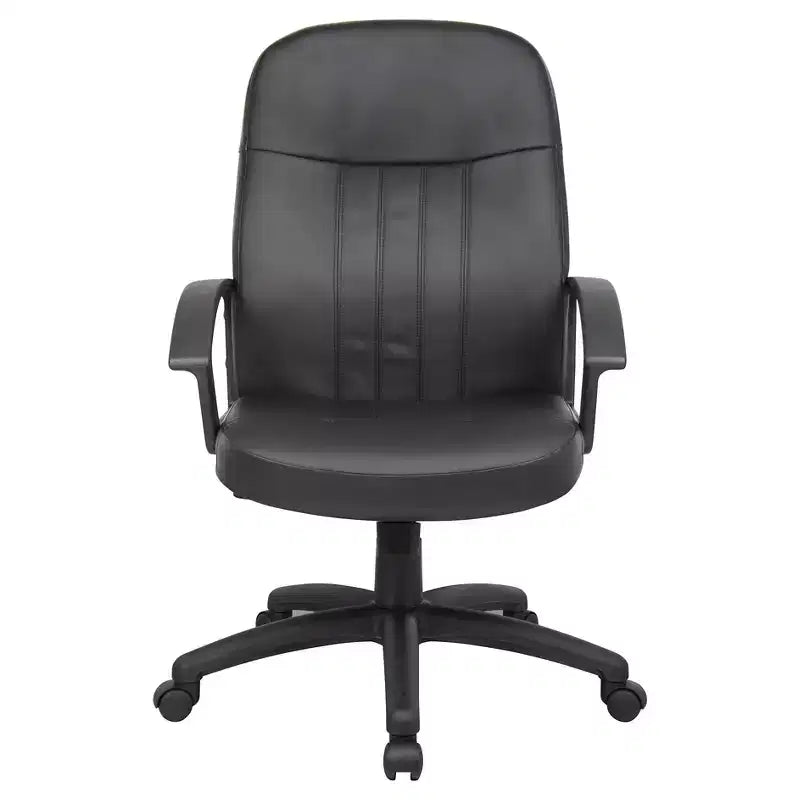 Black High-Back Executive Office Chair, Swivel, Single Seat