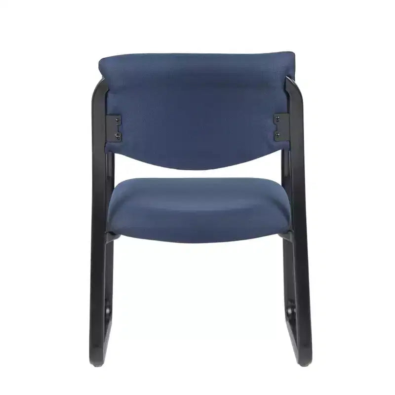 Black Fabric Sled Base Guest Chair, Seats 1
