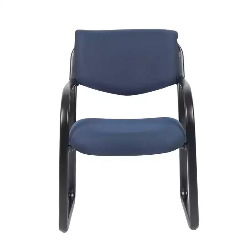 Black Fabric Sled Base Guest Chair, Seats 1