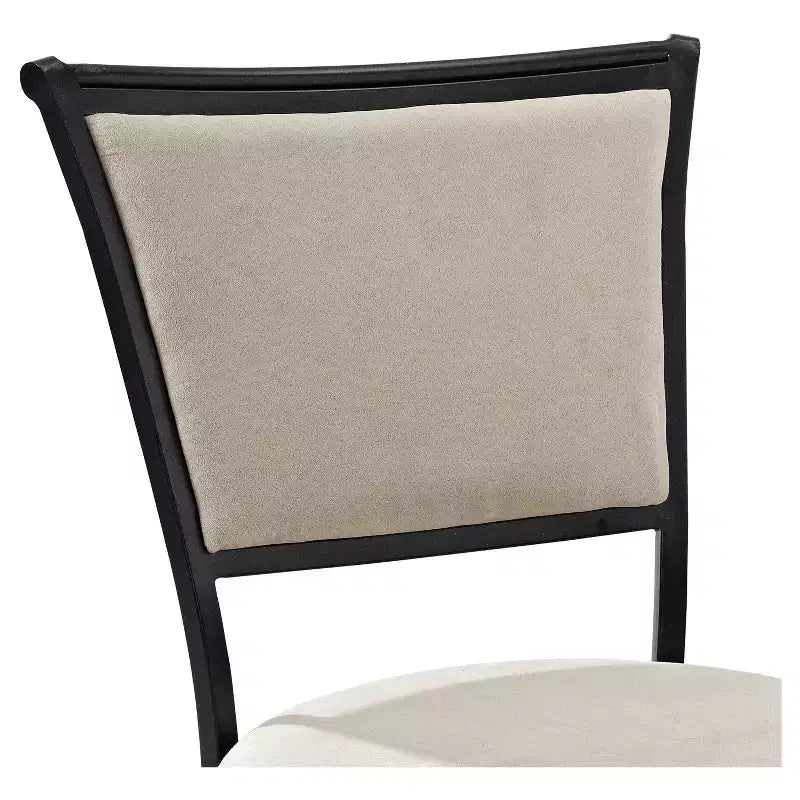 Black Faux Leather Swivel Barstool, Armless High Back, Seats 1