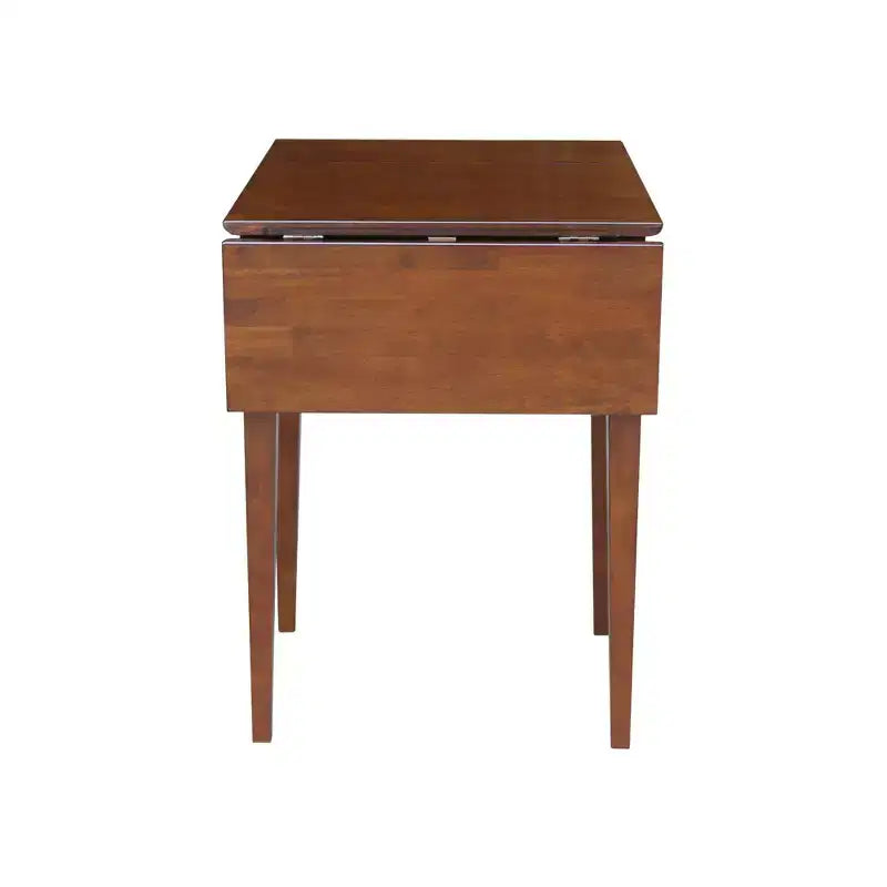 Espresso Drop Leaf Dining Table, Seats 4