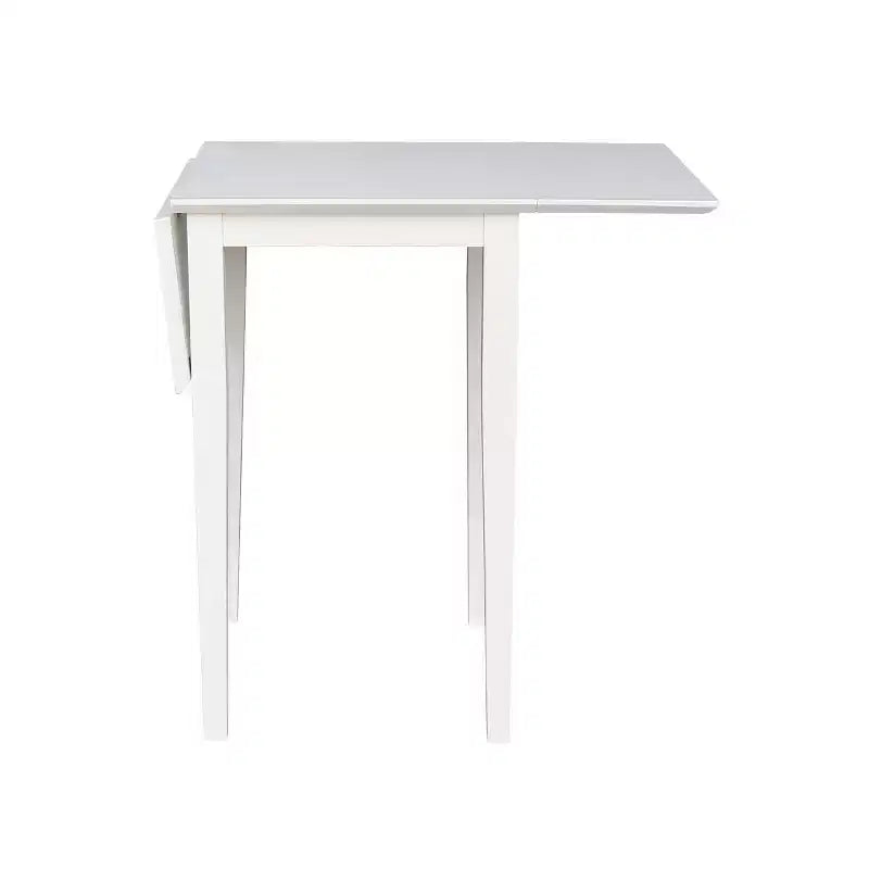 Espresso Drop Leaf Dining Table, Seats 4