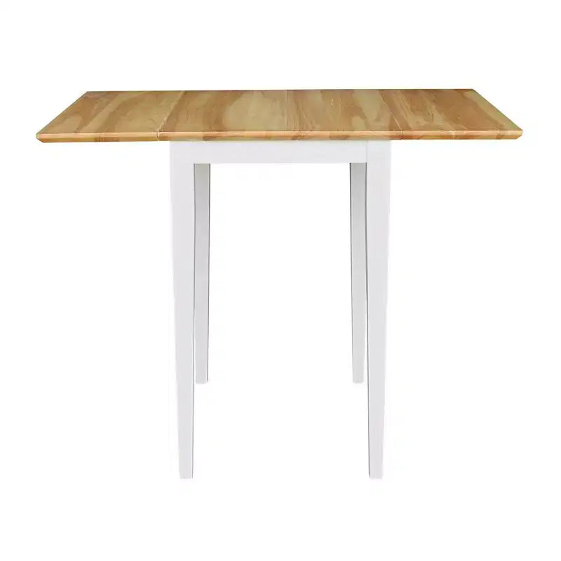 Espresso Drop Leaf Dining Table, Seats 4