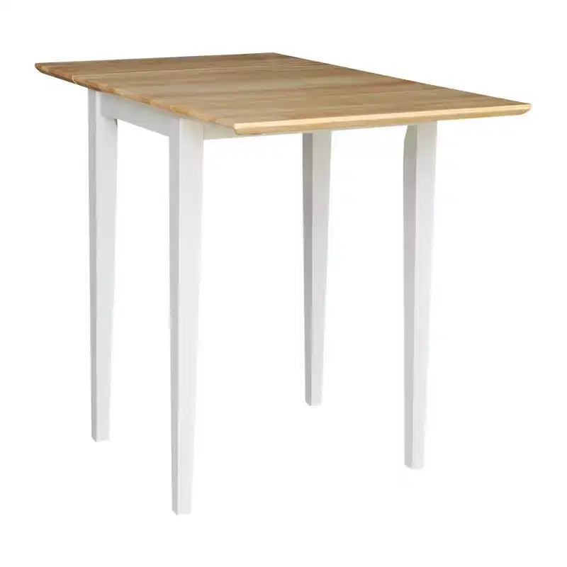 Espresso Drop Leaf Dining Table, Seats 4