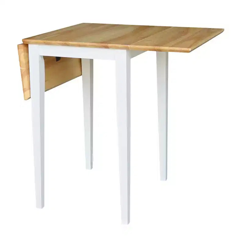 Espresso Drop Leaf Dining Table, Seats 4