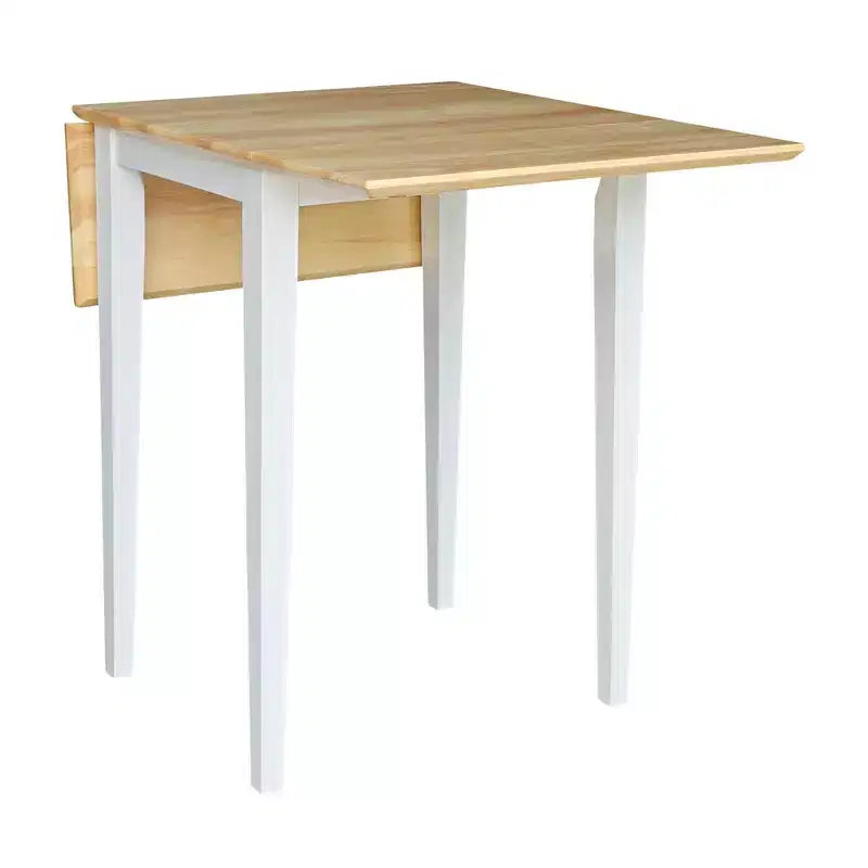 Espresso Drop Leaf Dining Table, Seats 4