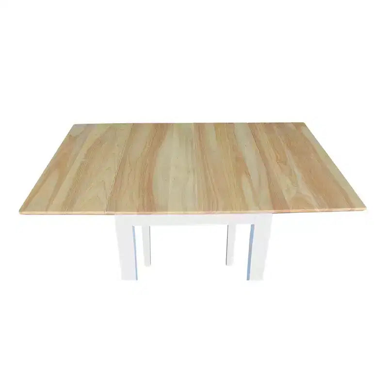 Espresso Drop Leaf Dining Table, Seats 4