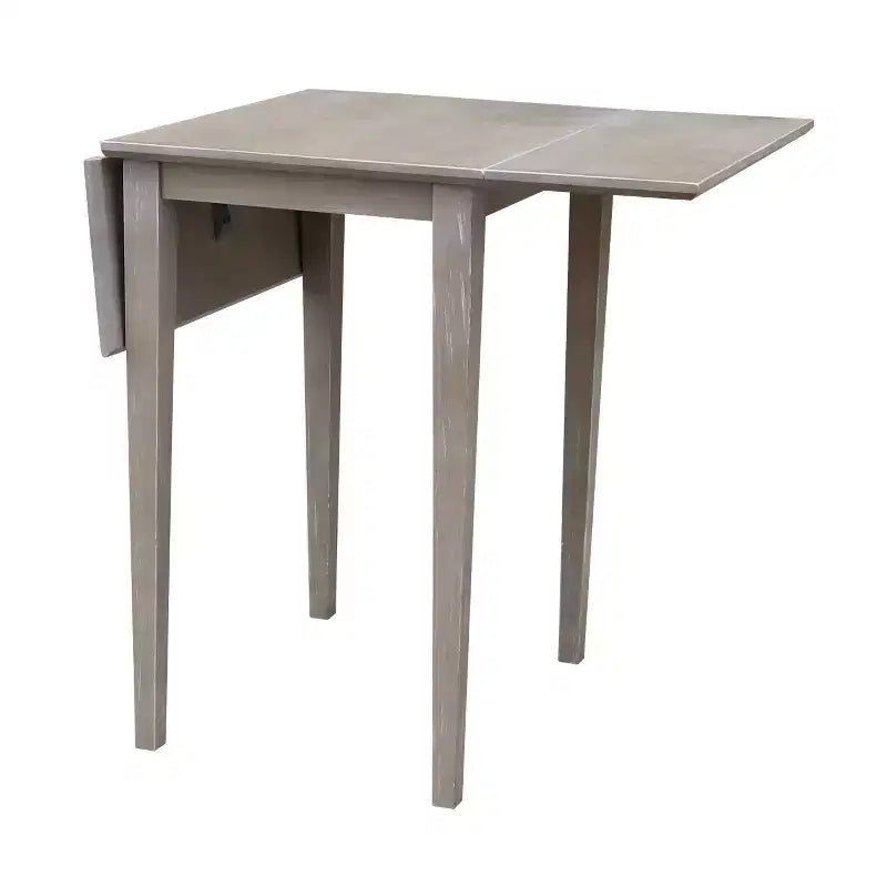 Espresso Drop Leaf Dining Table, Seats 4