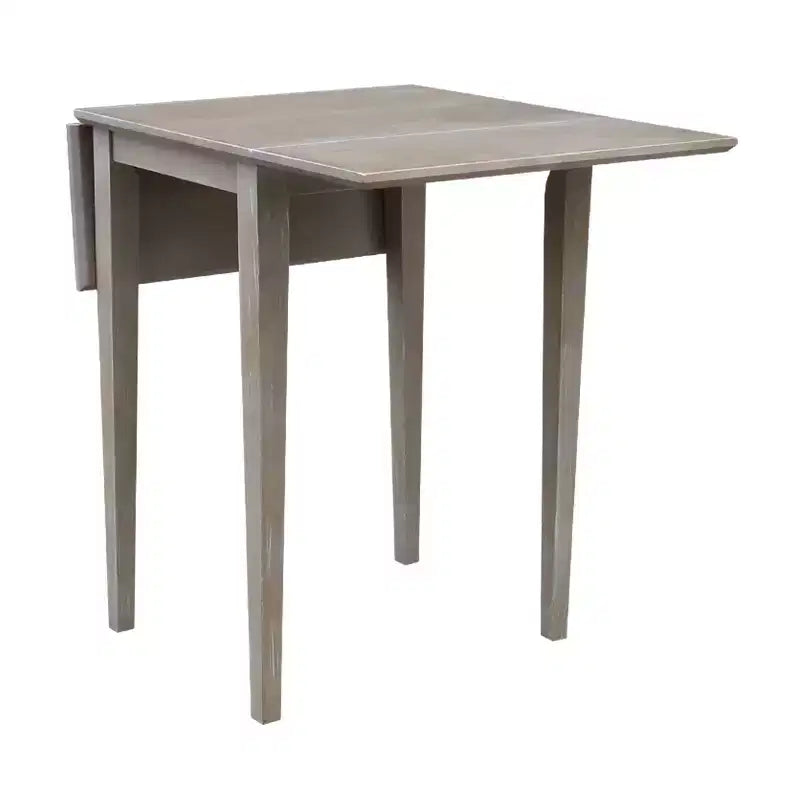 Espresso Drop Leaf Dining Table, Seats 4