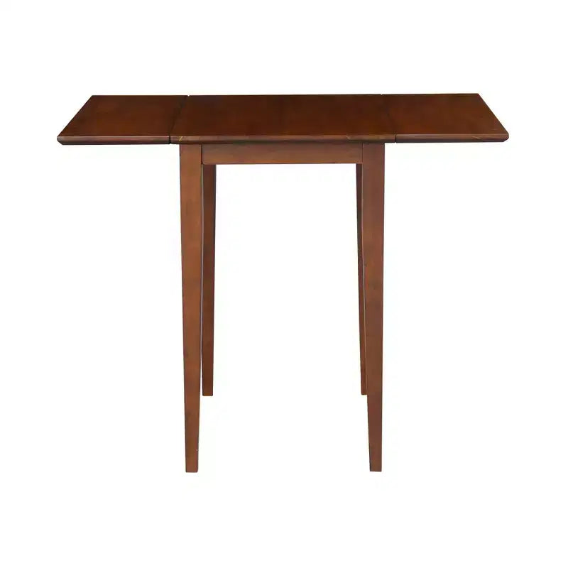 Espresso Drop Leaf Dining Table, Seats 4