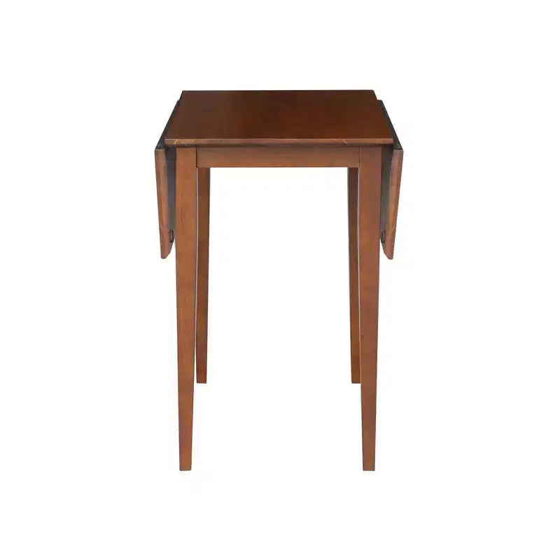 Espresso Drop Leaf Dining Table, Seats 4
