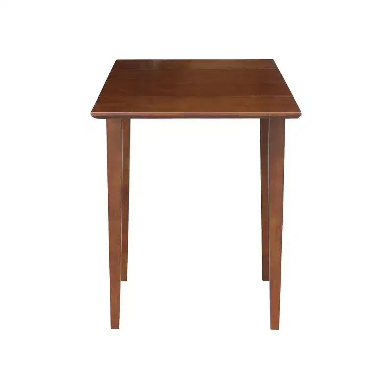 Espresso Drop Leaf Dining Table, Seats 4