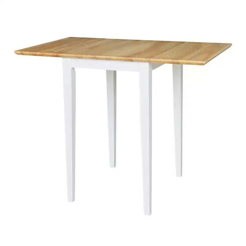 Espresso Drop Leaf Dining Table, Seats 4