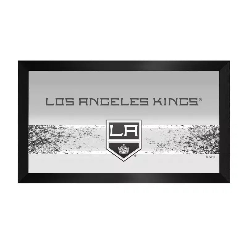 Multi-Team Black Framed Logo Mirror – Wall Mount, 1 Panel