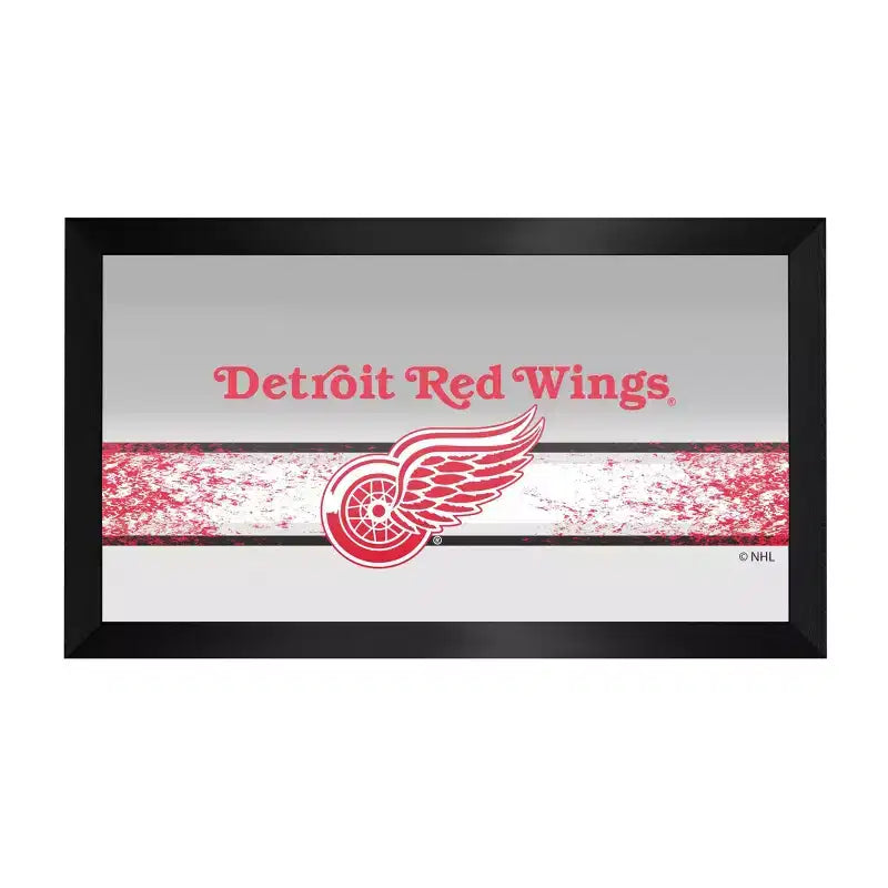 Multi-Team Black Framed Logo Mirror – Wall Mount, 1 Panel