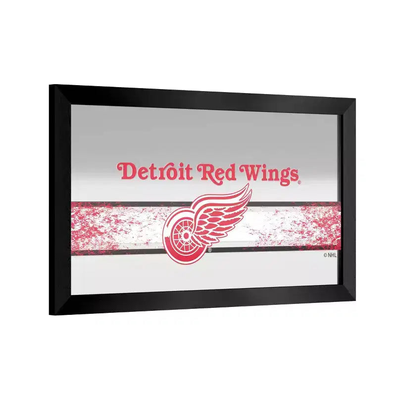 Multi-Team Black Framed Logo Mirror – Wall Mount, 1 Panel
