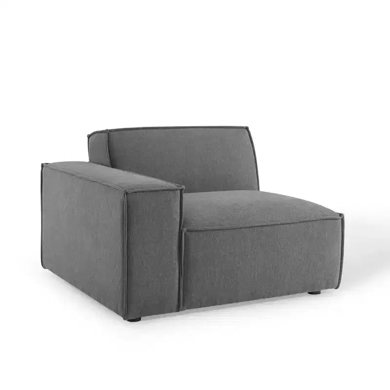 Canapé sectionnel 4 places Restore avec pouf - Modway