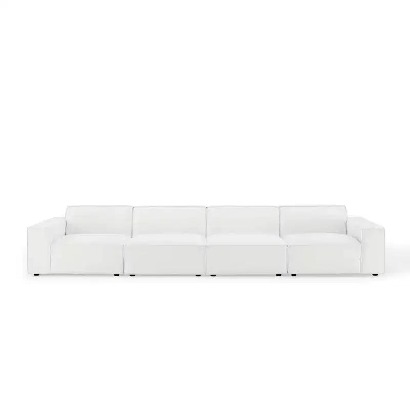 Canapé sectionnel 4 places Restore avec pouf - Modway