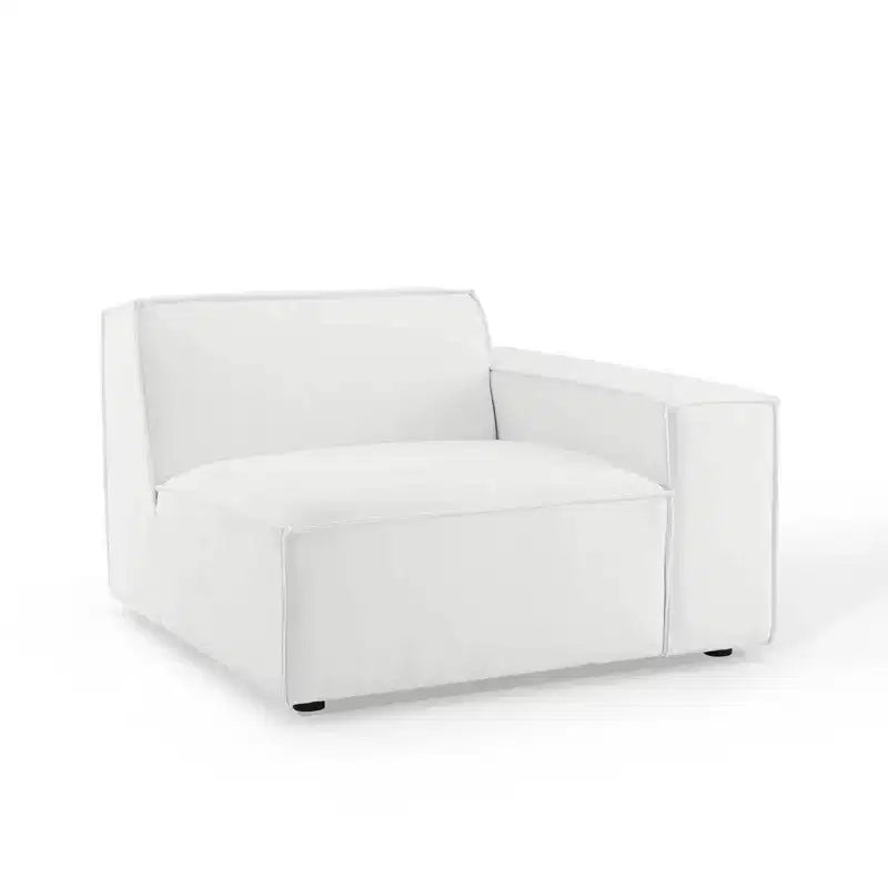 Canapé sectionnel 4 places Restore avec pouf - Modway