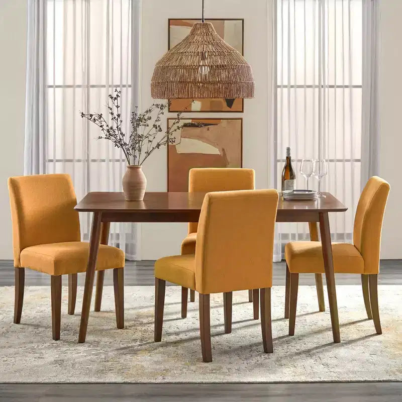 Ensemble de salle à manger rectangulaire 5 pièces Estelle - Buylateral