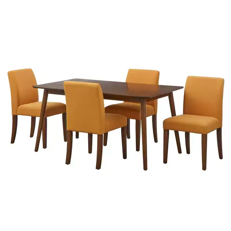 Ensemble de salle à manger rectangulaire 5 pièces Estelle - Buylateral