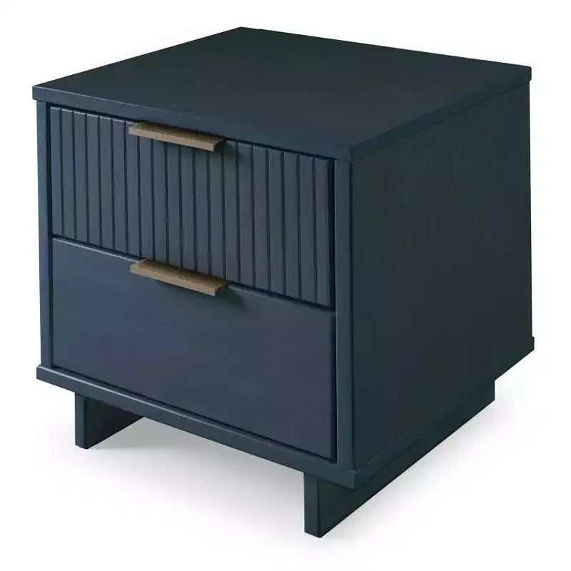 Ensemble de chambre à coucher 3 pièces Manhattan Comfort Granville : commode étroite, commode et table de chevet