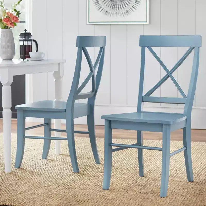 Ensemble repas rond 5 pièces Crenshaw couleur bois flotté - Buylateral