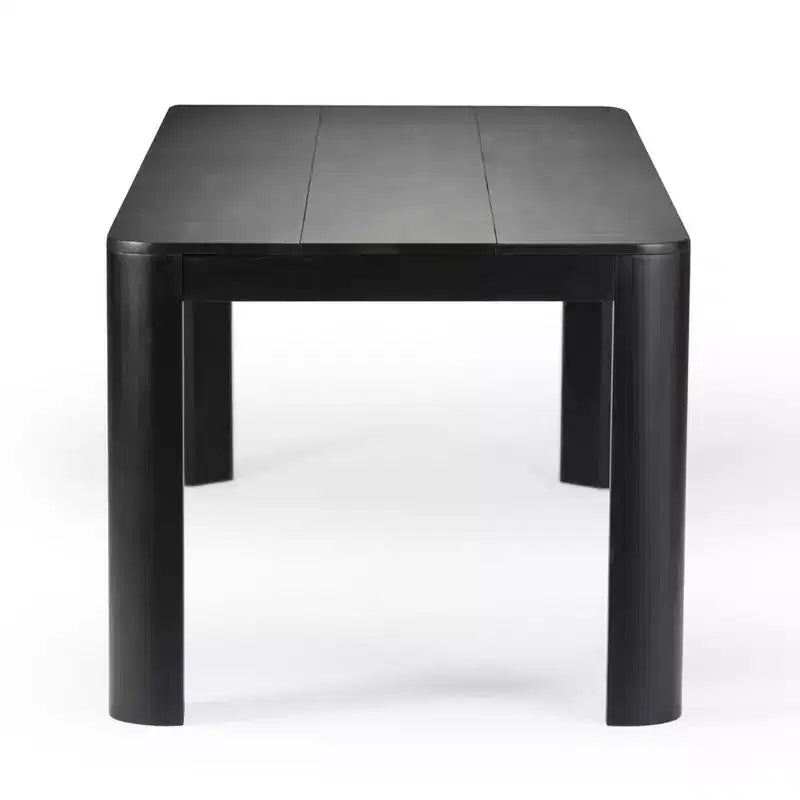 Ensemble table à manger moderne en bois massif Plank+Beam 72 avec 2 bancs