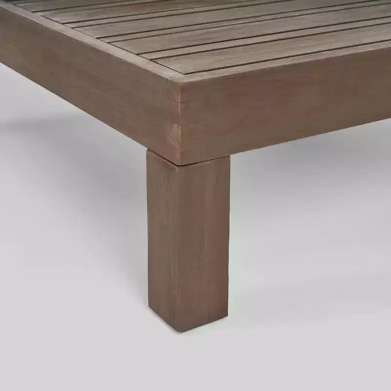 Christopher Knight Home Brava Ensemble de conversation 4 pièces de patio en bois avec coussins